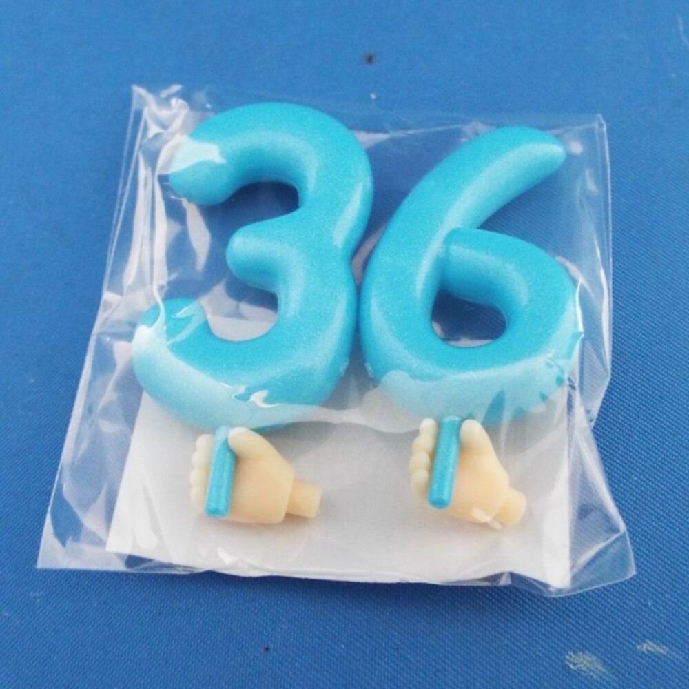Goodsmile Nendoroid Number Balloon Blue Version Part Set #3 & #6 NEW! US SELLER